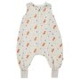 Sterntaler Musselin Schlafsack mit Beinen Fuchs lichtgrau – 1,0 TOG