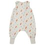 Sterntaler Musselin Schlafsack mit Beinen Fuchs lichtgrau – 1,0 TOG