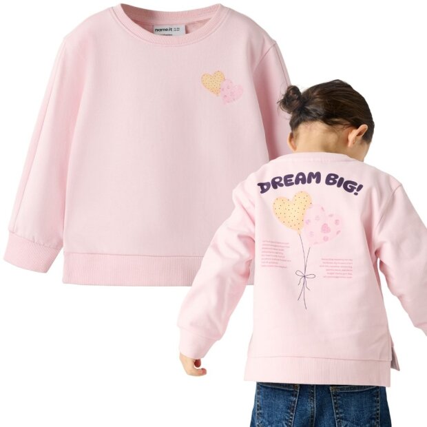 name it Sweatshirt Ballon rosa - parfait pink