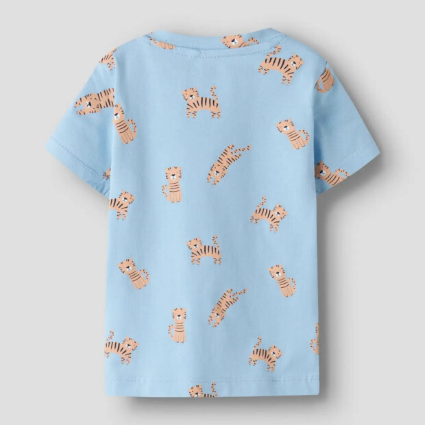 name it Bio Baumwolle Shirt - Tiger Airy Blue