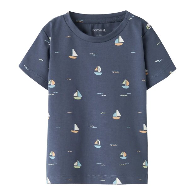 name it Bio Baumwolle Shirt - Boot Vintage Indigo