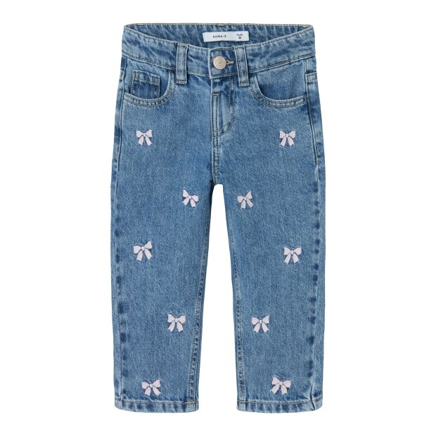 name it Mom Jeans medium blue denim