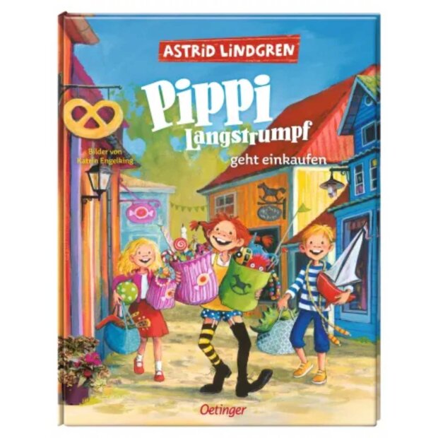 Oetinger Kinderbuch Pippi Langstrumpf geht einkaufen