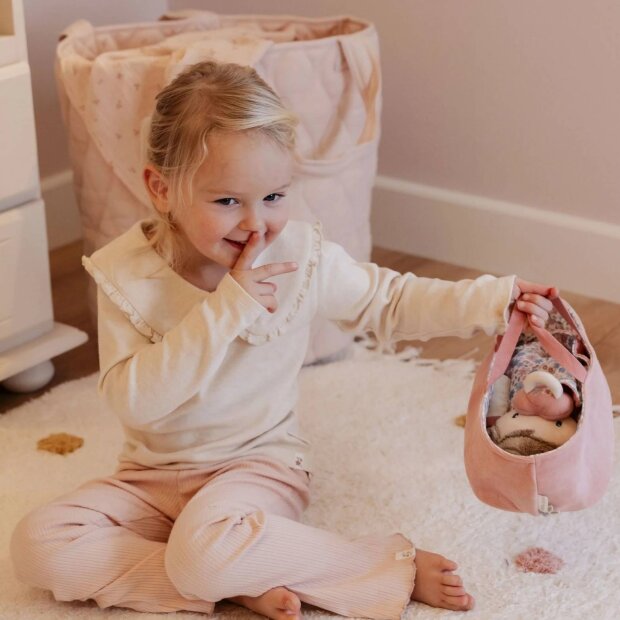 Little Dutch Babypuppe im Körbchen - Rosa