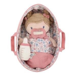 Little Dutch Babypuppe im Körbchen - Rosa