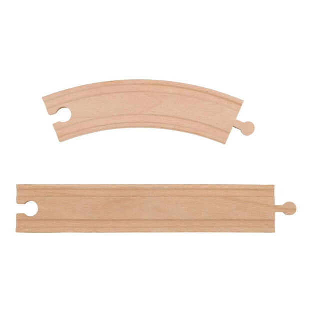 Little Dutch Holz Kran mit Zugstrecke XL