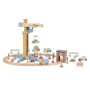 Little Dutch Holz Kran mit Zugstrecke XL