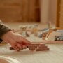 Little Dutch Holz Kran mit Zugstrecke XL