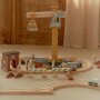 Little Dutch Holz Kran mit Zugstrecke XL