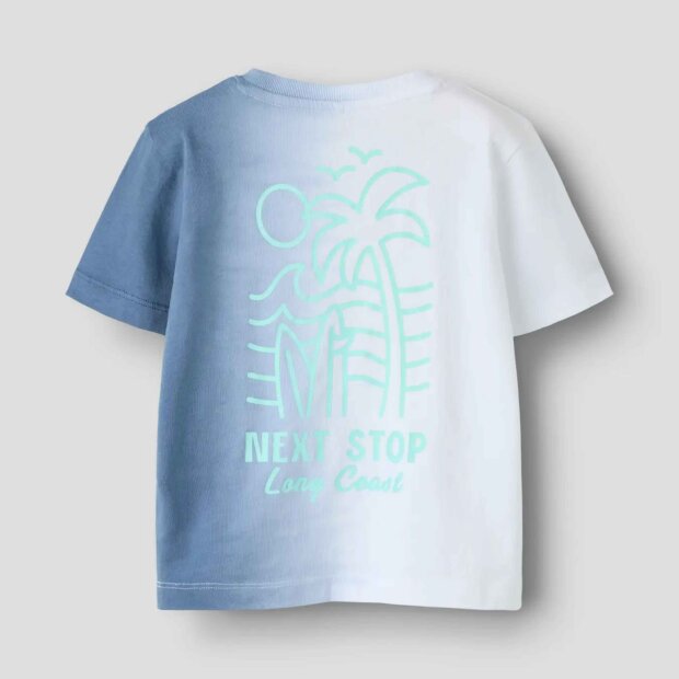 name it Top Kurzarm Vintage Indigo
