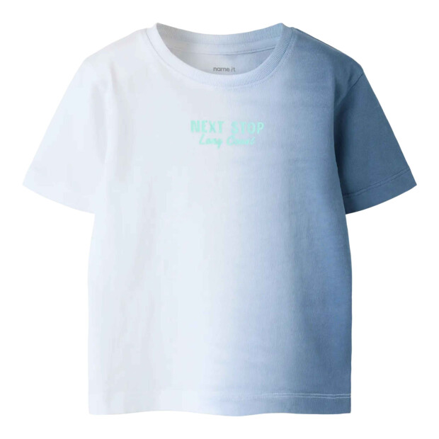 name it Top Kurzarm Vintage Indigo