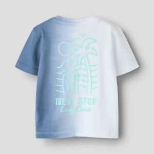 name it Top Kurzarm Vintage Indigo