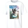 name it T-Shirt - surf dog bright white