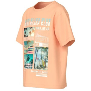 name it T-Shirt - Miami Beach Club - peach fuzz miami