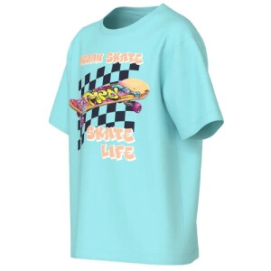 name it T-Shirt - Urban Skate türkis - Limpet Shell...