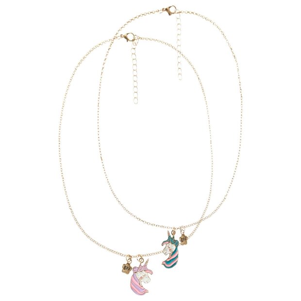 name it 2er Set Halskette - Einhorn BEST FRIENDS