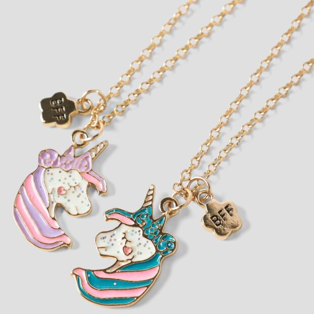 name it 2er Set Halskette - Einhorn BEST FRIENDS