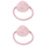 name it 2er-Pack Haargummis cradle pink