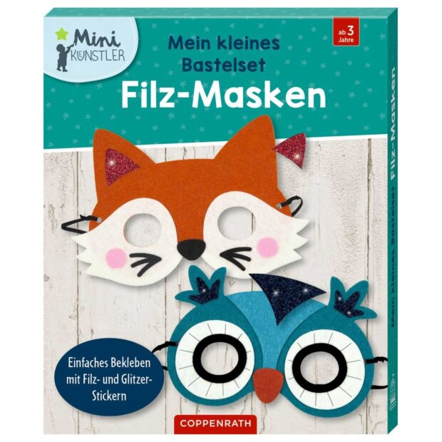 Coppenrath Mein kleines Bastelset: Filz-Masken - Fuchs / Eule