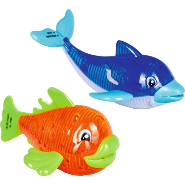 Coppenrath Die Spiegelburg Leuchtendes Wassertier Delfin oder Fisch - Captn Sharky sortiert