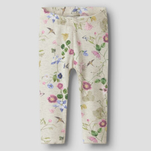 name it Legging Blumen - peyote melange