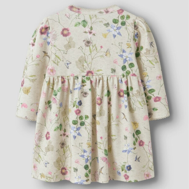 name it Baby Kleid Blumen - peyote melange