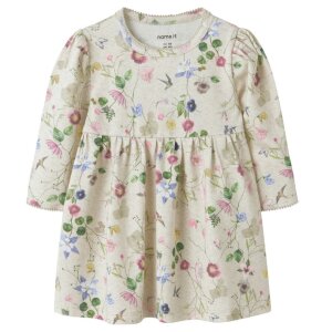 name it Baby Kleid Blumen - peyote melange