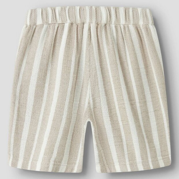 name it Shorts Streifen beige - chateau gray