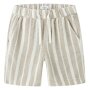 name it Shorts Streifen beige - chateau gray