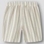 name it Shorts Streifen beige - chateau gray