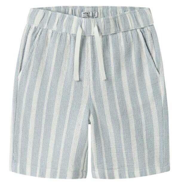 name it Shorts Streifen blau - blue fog