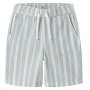 name it Shorts Streifen blau - blue fog