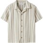 name it Hemd Streifen beige - chateau gray