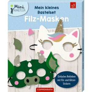 Coppenrath Mein kleines Bastelset: Filz-Masken - Einhorn...