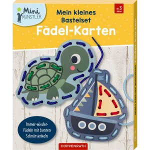 Coppenrath Mein kleines Bastelset: Fädel-Karten -...