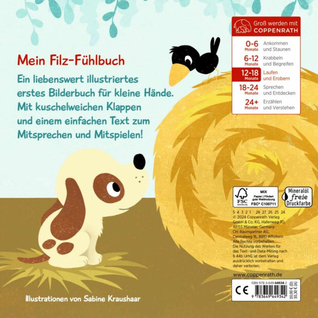 Coppenrath Kinderbuch - Wo ist Papa, kleiner Hund? (Fühlen&begreifen)