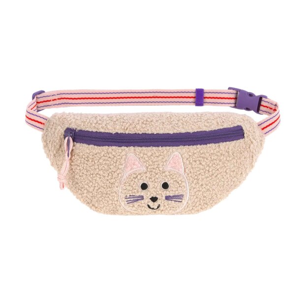 Lässig Teddy Bauchtasche Kinder - Tiny Team, Katze