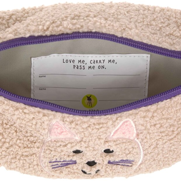Lässig Teddy Bauchtasche Kinder - Tiny Team, Katze