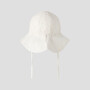 name it Bio Baumwoll Baby Mütze - Ringel Beige Creme