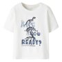 name it Top Kurzarm mit Box-Print Cloud Dancer