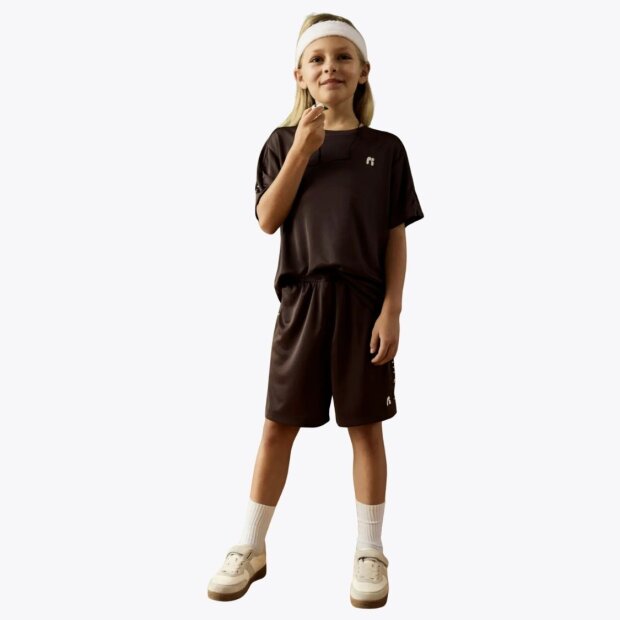 name it 2er Set T-Shirt und Shorts braun