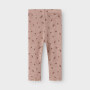 name it Baby Hose Wolle Blumen Altrosa Shadow Gray Small flowers