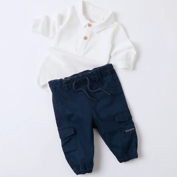 name it Baby Cargo Hose - navy blazer