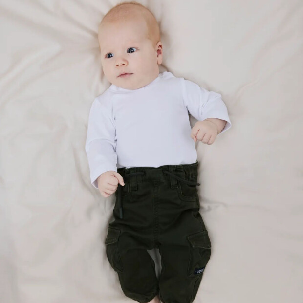 name it Baby Cargo Hose - grün Rosin