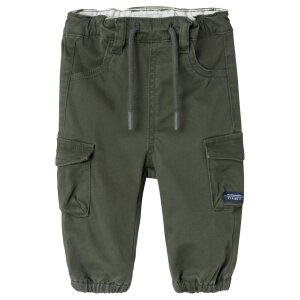 name it Baby Cargo Hose - grün Rosin