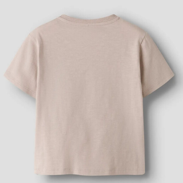 name it T-Shirt Dinosaurier beige - chateaugray