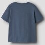 name it Top Kurzarm mit federdesign Vintage Indigo