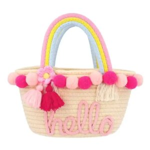 bb Klostermann 30x30cm Korbtasche "hello" - natur