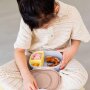 Lässig Brotdose Kinder - Pattern Party Rosa Lila