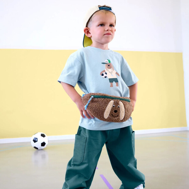 Lässig Teddy Bauchtasche Kinder - Tiny Team Hund